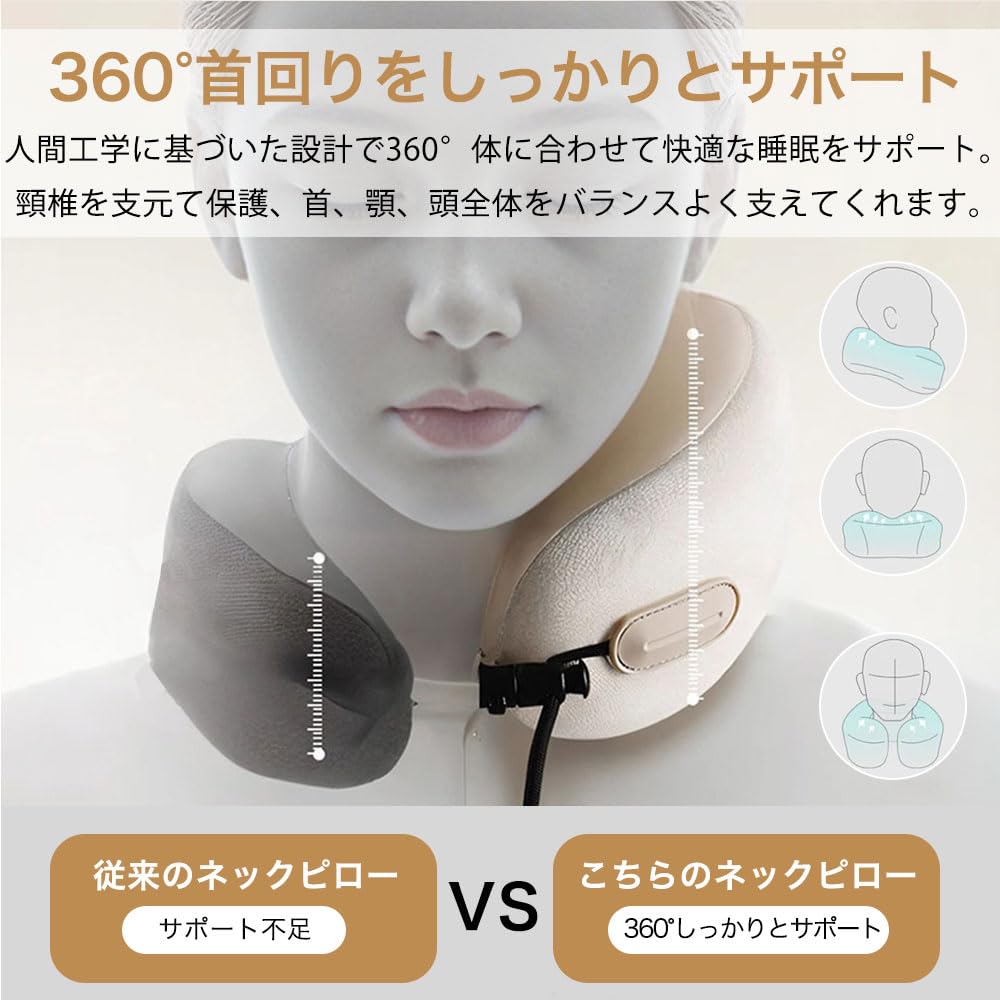 Ucomf Airplane Neck Memory Washable Travel Sleep Car Train Comfort Pillow, Compact, Foam, U-Shaped, Cover, Portable, Breathable, Pillow, Convenient,