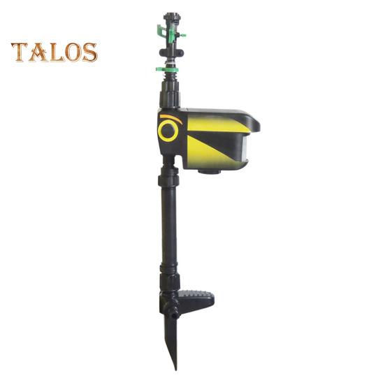 

Солнечный поливочный спринклер, отпугивающий животных, регулируемый поливочный автомат для сада, система распыления воды для полива газона на заднем дворе чёрный