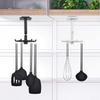360 Degrees Rotated Kitchen Hooks Self Adhesive Wall Door Hook Handbag Clothes Ties Bag Home Hanging Rack