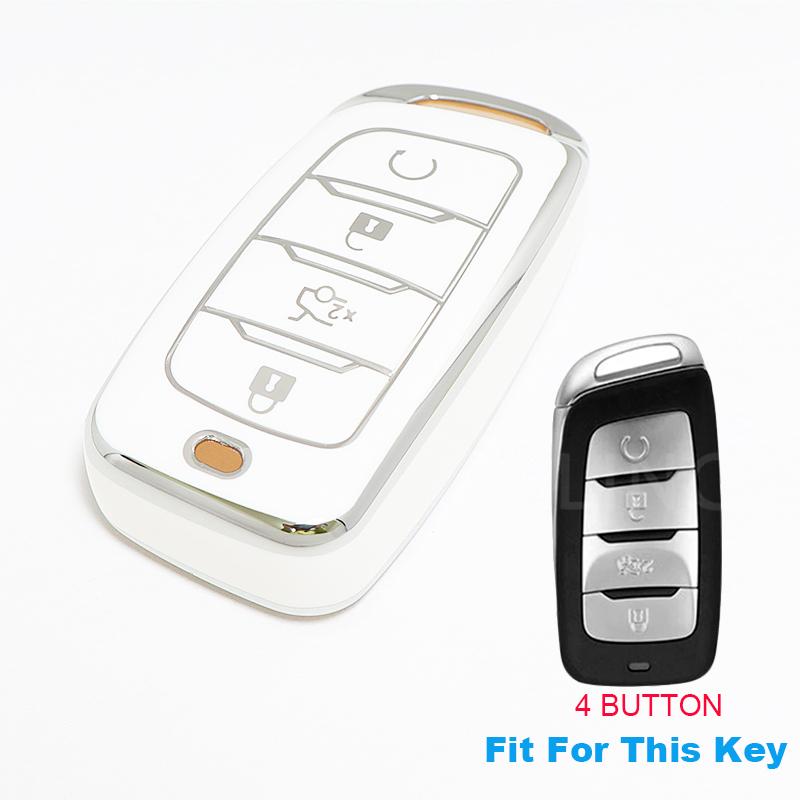 4 Buttons For Changan Hunter F70 Cs35 Cs75 Plus Cs85 Coupe Cs95 Remote Key Fob Holder Cover Case Protector Skin Accessories