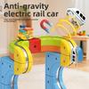 DIY Magnetic Car Tracks Building Toy with Train and Traffic Signs Track Fusio Toys