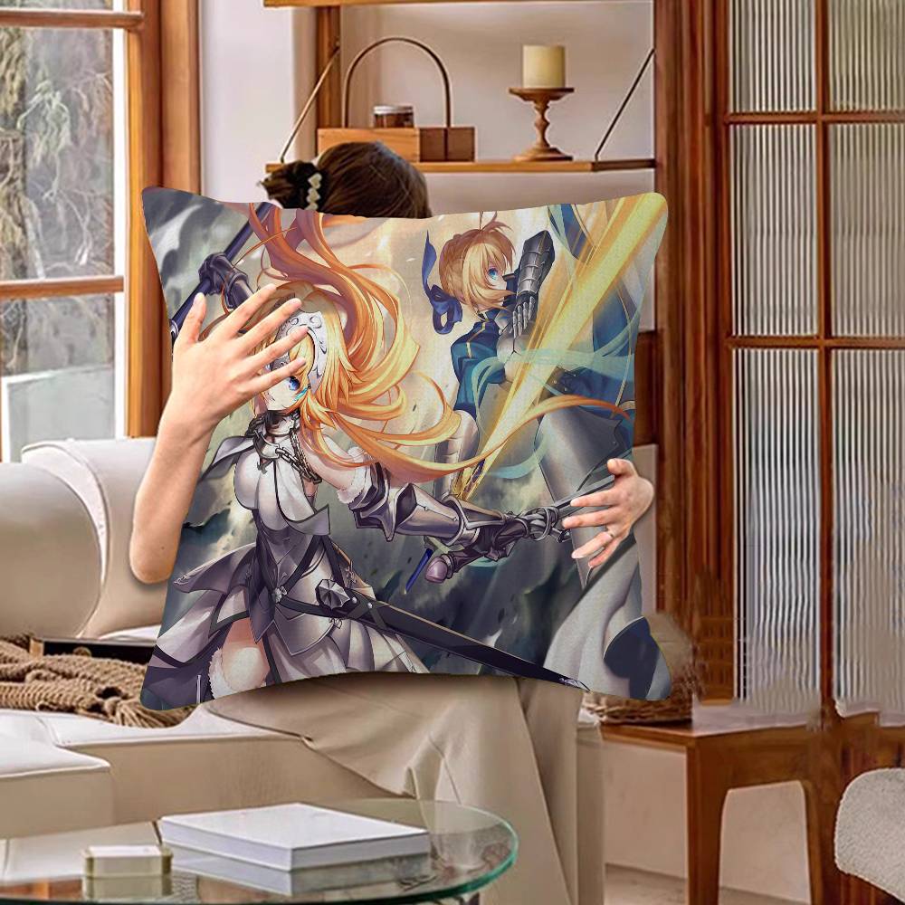 FateGrand Order Saber Anime Personalized Pillow Cover Kids Bedroom Wild Party Decor Pillowcase Kid Birthday Shower Gift