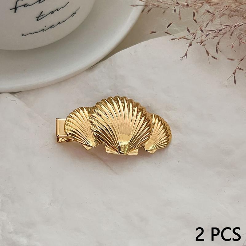 1/2Pcs Starfish Shell Conch Metal Hair Claw Clips For Women Hair Accessories Marine Style Headpiece Fancy Jewelry Gifts