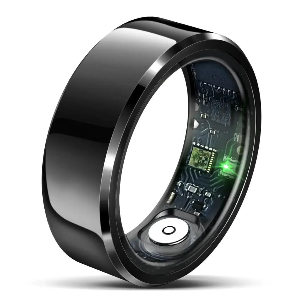 New R6 Smart Ring Heart Rate Blood Oxygen Blood Pressure Sleep Calories Health Multi-language Fitness Tracker