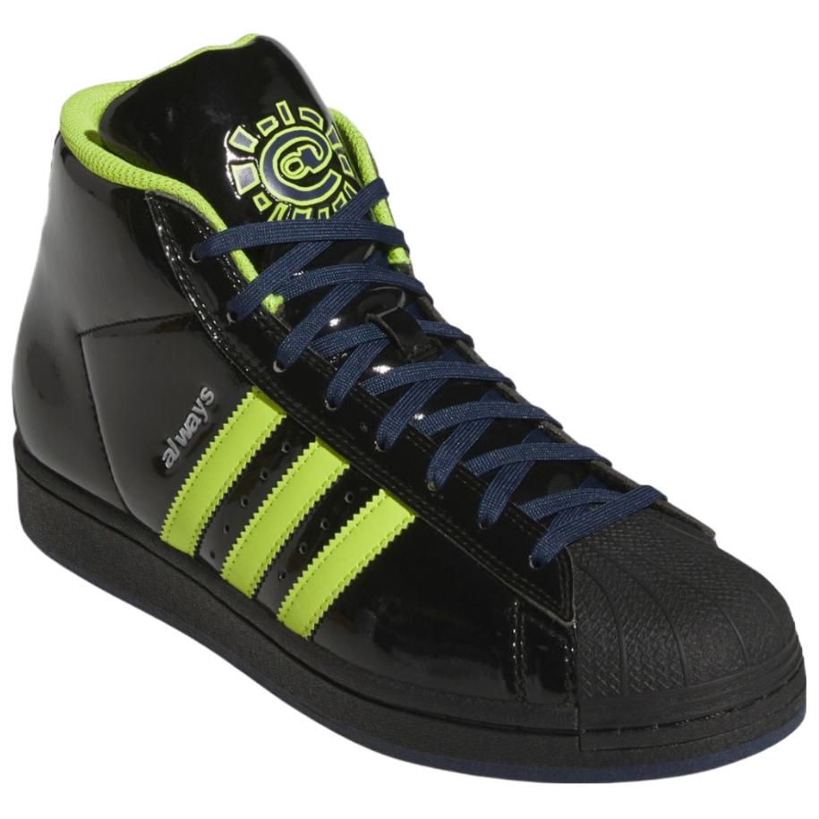 Vždy dělej, co máš dělat x adidas Pro Model ADV Černé Semi Solar Slime Unisex Tenisky Core-Black Collegiate-Navy JP7637