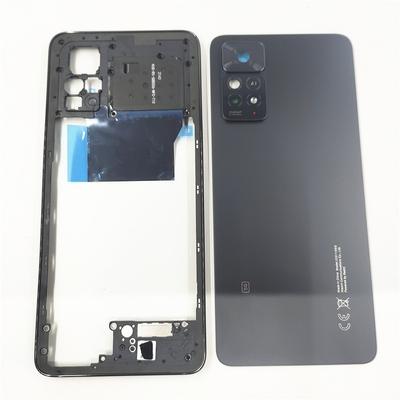 Para Xiaomi Redmi Note 11 Pro 5G 2201116SG Marco Medio+Tapa de Batería de Vidrio Puerta Con Lente de Cámara Reemplazo