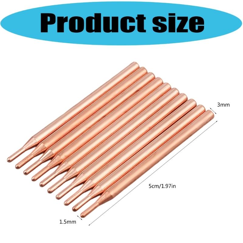 High Conductivity Copper Welding Pen For 18650 Lithium Batteries Efficient Automatic Melting Tip Handheld Welding Tool