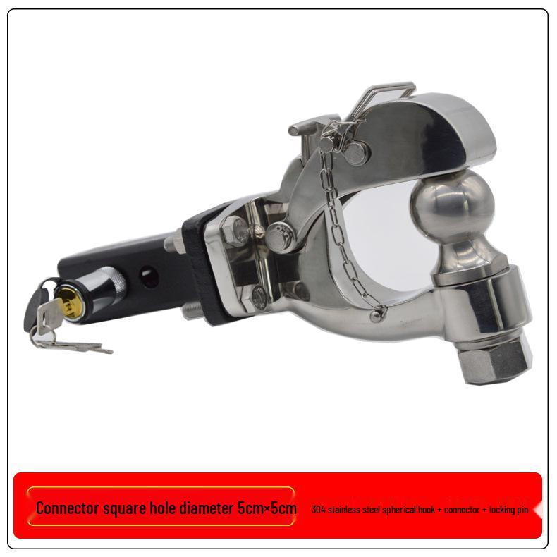 2024 BJ40 Trailer Hitch: Forged Tow Hook with Solid Ball Head