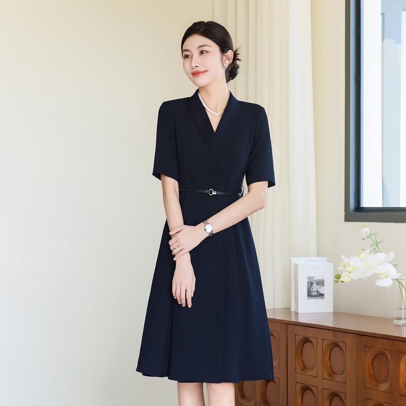 Terman Women's Professional A-Line Suit Dress