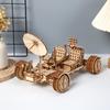 3D Wooden Lunar Rover Model Puzzle - Educational, Creative Toys for Kids