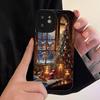 Coque d'iPhone Pomme pour la Veille de Noël: Compatible avec 16 Pro Max, 15 Plus, 14 Pro, 13/12 - Édition Festive