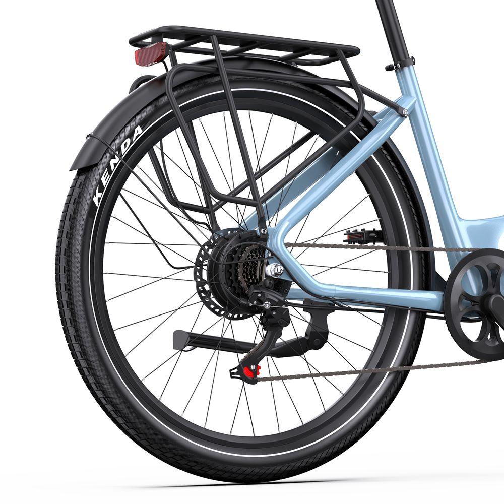 Elektrofahrrad ONESPORT WT05 27,5" Reifen 250W Motor Stadtrad für Pendler 36V 18,2AH Maximale Reichweite 120 km Zuladung 100 kg