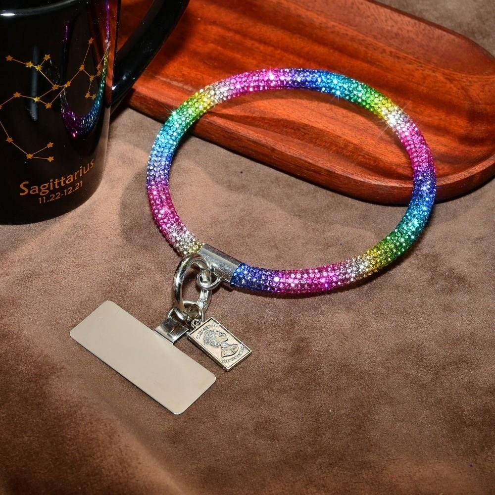 Модный Глиттерный Стразы Телефонный Шнурок Блестящий Яркий Алмазный Хрустальный Брелок Яркие Телефонные Ремешки на Запястье Аксессуары для Телефона