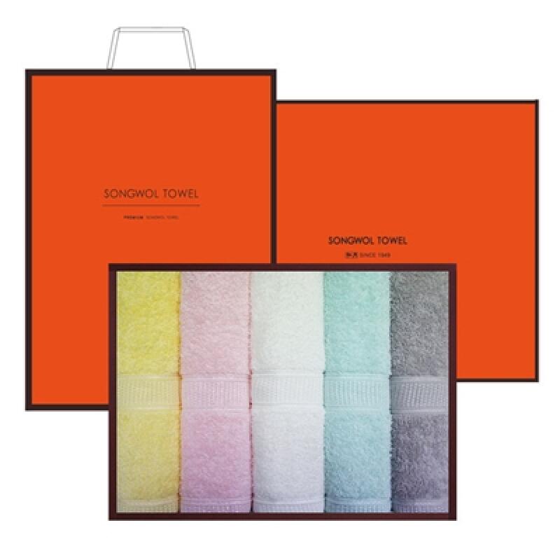 Songwol Arnold Basini Prime 120g 5-piece set towel Yellow 1 set