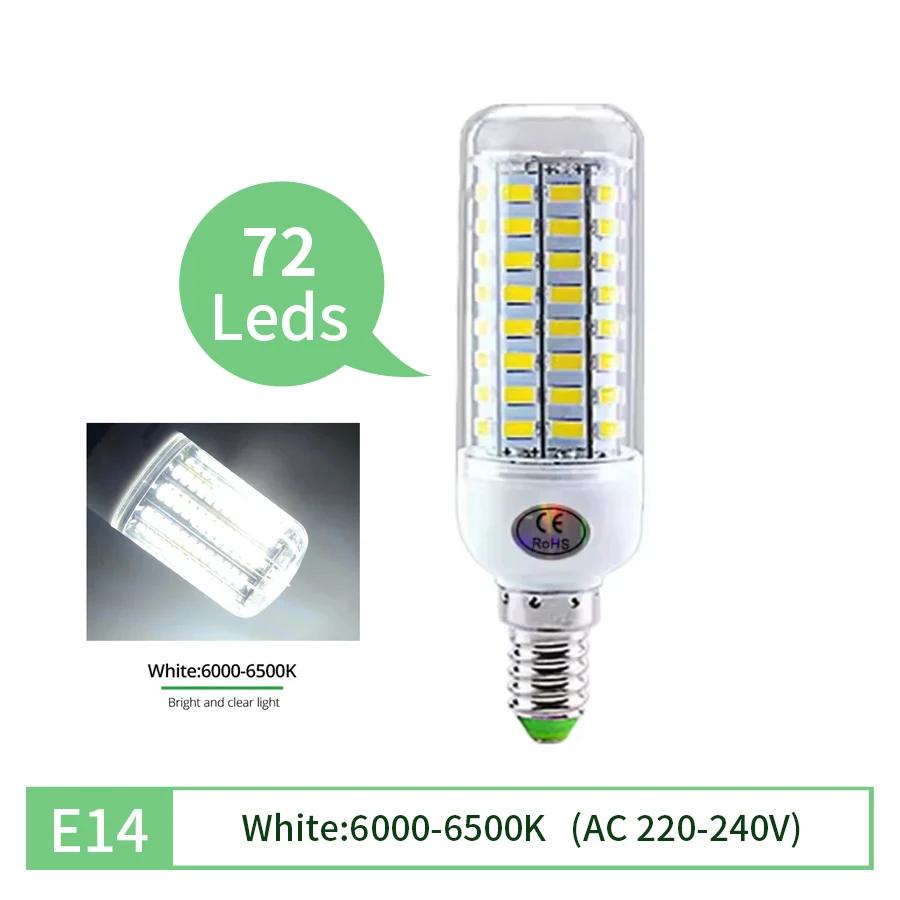 Led Corn Light Bulbs 5730 Smd 220V 240V Led Small Bulb Home Decoration E14 E27 2700K 6500K Warm White