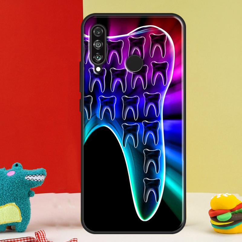 Dentist Dental Dent Tooth For Huawei Nova 12s 12i 11i 8i 9 10 SE Y91 Y90 Y60 Y70 Y72 Y61 P20 P40 P30 Lite P60 Pro Case