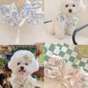 Cute Lace Bow Bunny Puppy Cat Leash Teddy Out Doggie Chest Strap Strap Leash