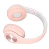Bluetooth Headset Noise Reduction Foldable Over Ear Wireless Headphone with Colorful Light for Phone Laptop