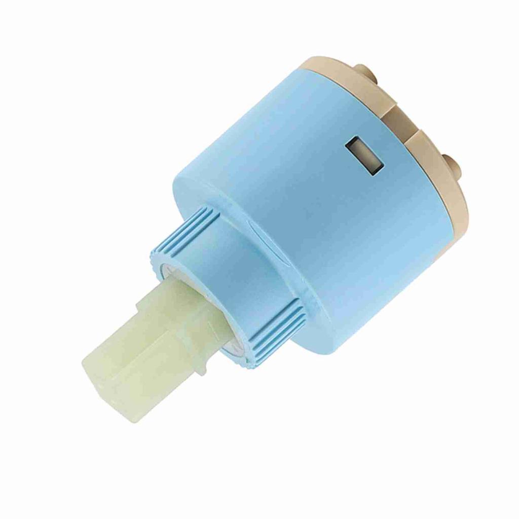 40mm Keramik-Kartusche Wasser Mischbatterie Inner Control Wasserhahn Ventil ABS Blau Praktisch