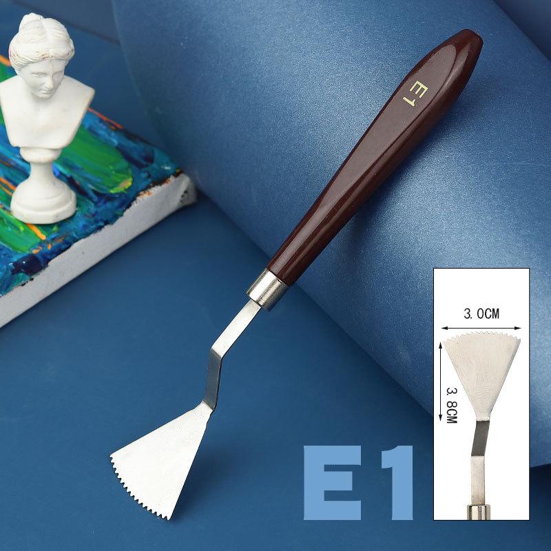 Irregular Shape Palette and Scraper Art Knife for Oil, Acrylic, and Gouache Painting