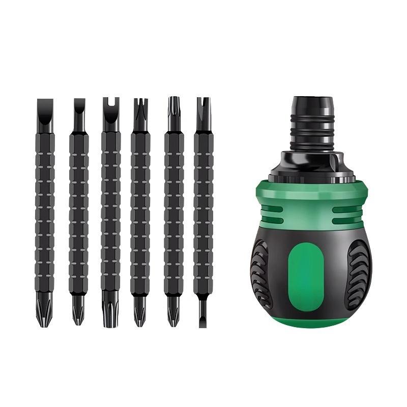 2/3/4/7Pcs Multifunctional Adjustable Inner Cross Shaped Triangular Plum Blossom Shaped Screwdriver Ratchet Screwdriver Set