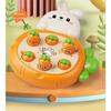 Children's Rabbit Groundhog Toy Cartoon Radish Percussion Game Console Groundhog Toy Parent-child Interactive Early Education