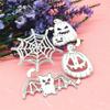 Halloween Pumpkin Bat Spider Web Pattern Scrapbooking Craft Die 3D DIY Festival Card Making  Happy Halloween