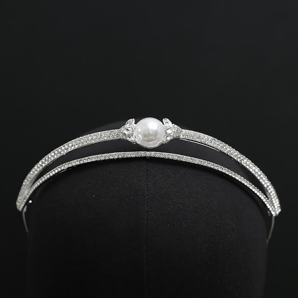 Crystal Rhinestone Rhinestone Tiara Alloy Material Princess Crown Wedding Bride Crown Prom Event