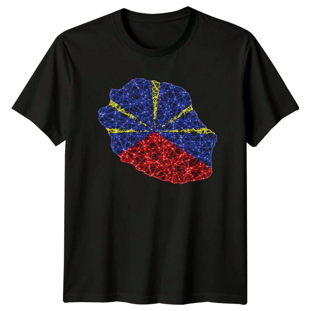 Reunion Island Landmark Unisexs TShirt Unisexs Tee Graphic Unisex Top