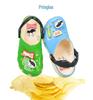 Pringles Mr. Big Beard Cartoon Crocs: Kids' Non-slip Beach Sandals & Slippers