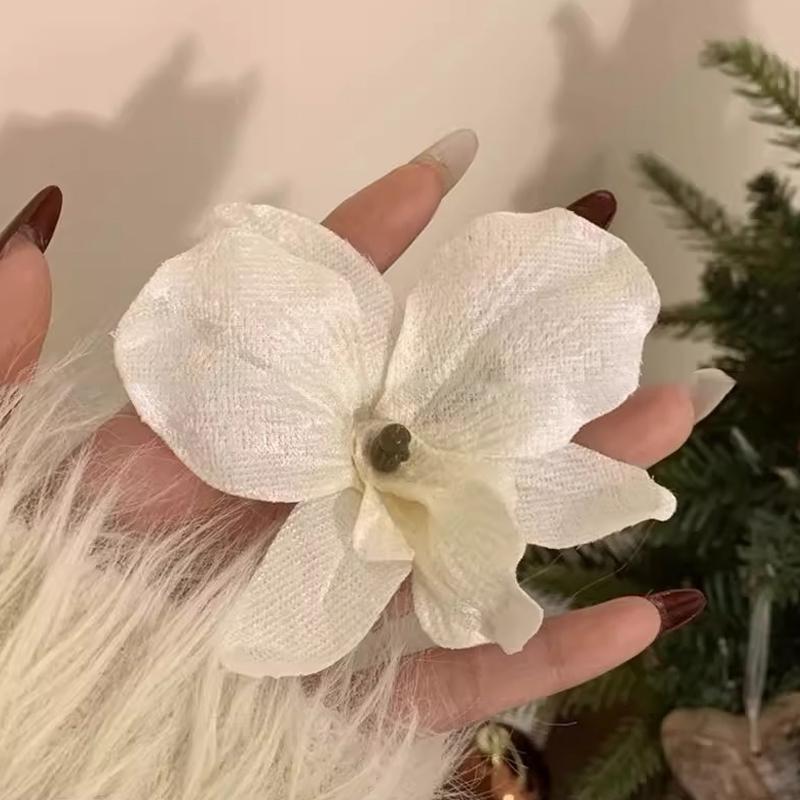 Simulated Orchid Hairpins Flower Hair Clip For Women Seaside Hairpin Side Clip Hair Accessories