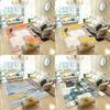 Splashed Ink Couchtisch Sofa rechteckige Bodenmatte Wohnzimmer Schlafzimmer Zimmer großer Teppich Bodenmatte Teppich