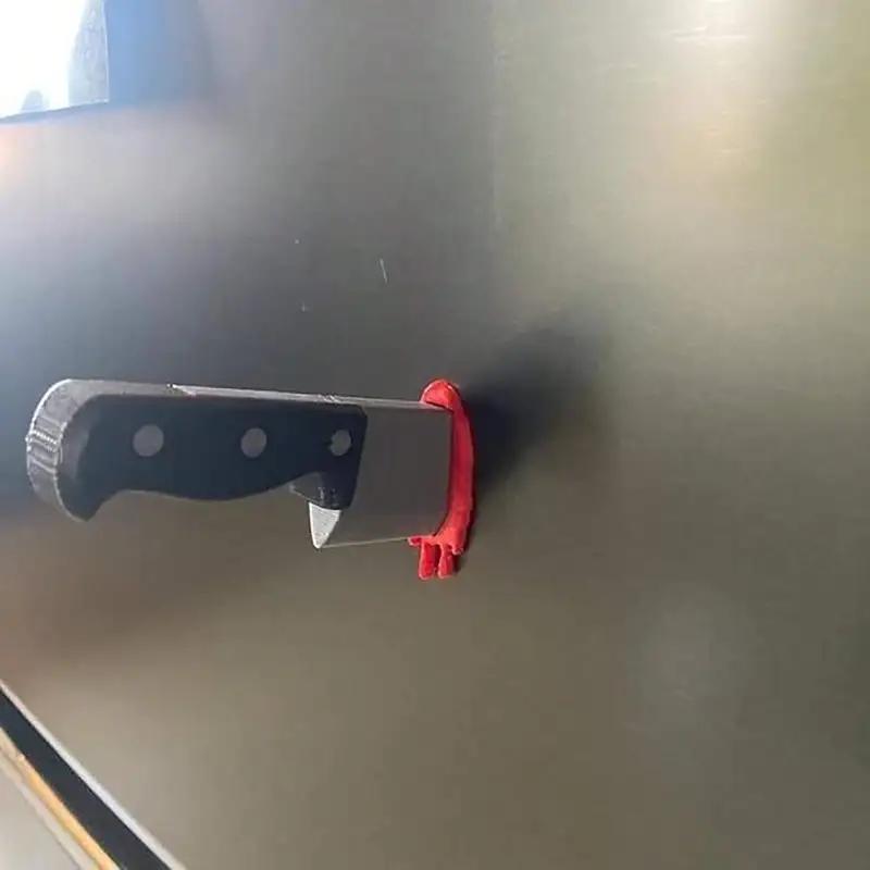 

3D Креативный Магнит на Холодильник Забавный Нож Топор Кленовый Лист Магниты на Холодильник Холодильник Микроволновка Магнитная Наклейка Украшение для Дома 1PCS