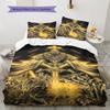Elden Ring Veil Bedding Quilt Set Quilt Cover Pillowcase Home Decoration Birthday Gift (1 * duvet cover + 2 * pillowcase, without core)