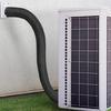 Insulated Air Conditioning Pipe Sleeve Zipper Design Aluminum Foil Lining Weather Resistant Cover for Outdoor Unit