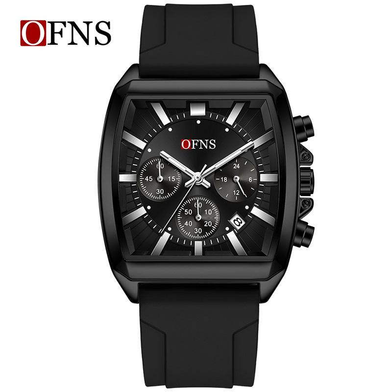 Ofns Classic Six-Hand Chronograph Men s Sports Watch, 30M Waterproof Quartz