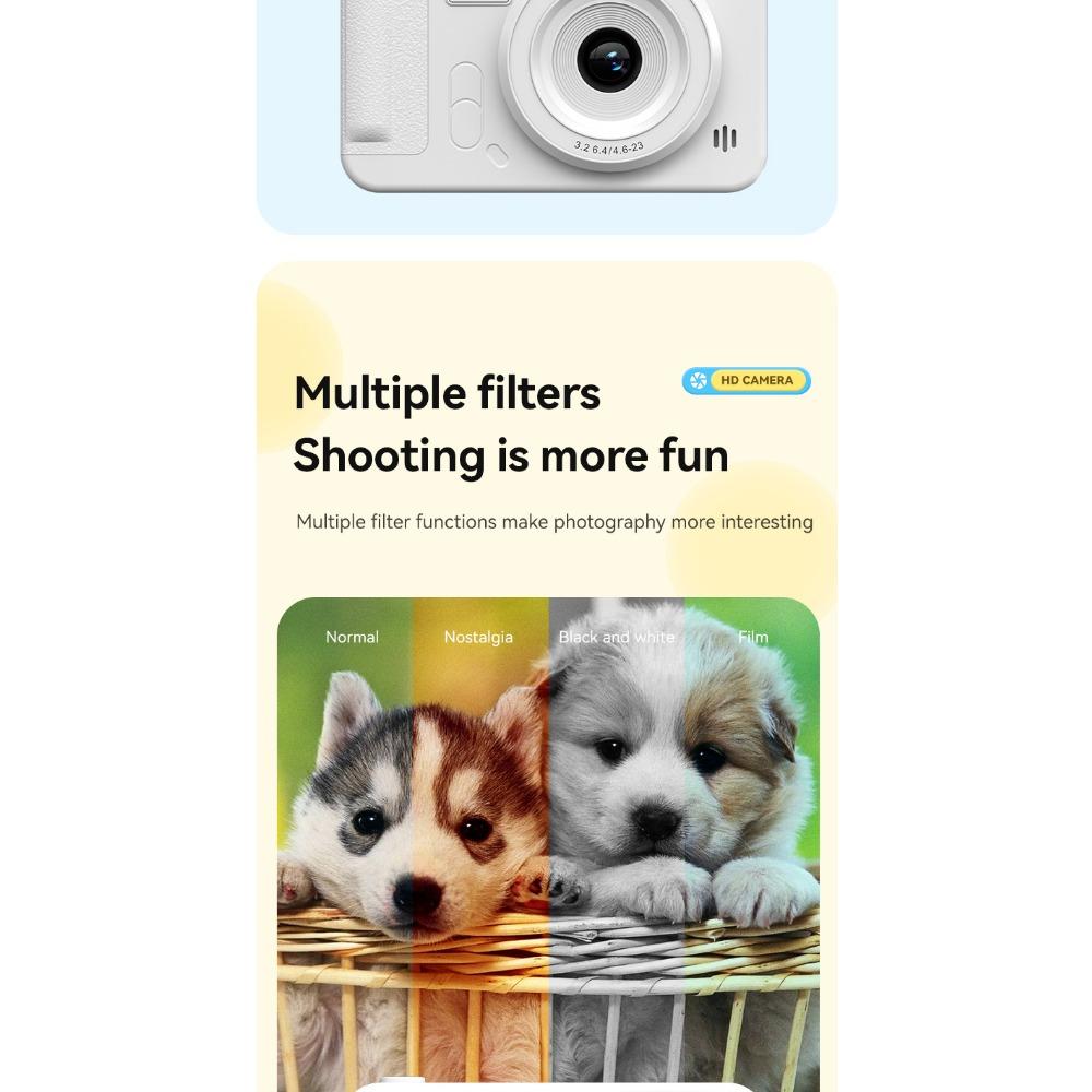 CCD Card Machine 2.4 Inch High Definition Dual Camera Portable Children's Digital Camera