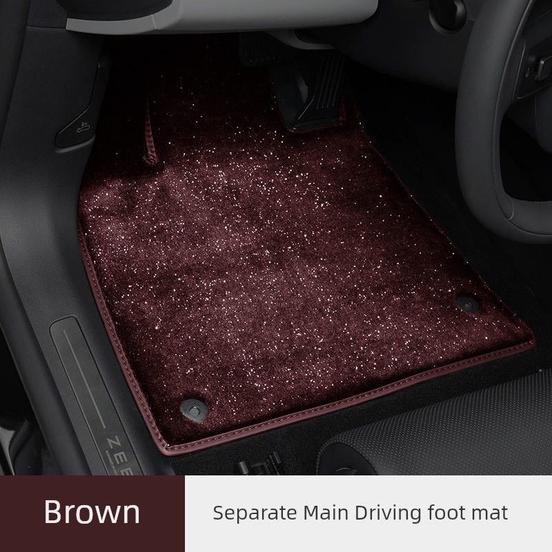 Dedicated World M5 M7 M9 Enjoy World S9 Car Foot Mat Starry Sky Blanket Original Car Carpet-Style Starry Suede