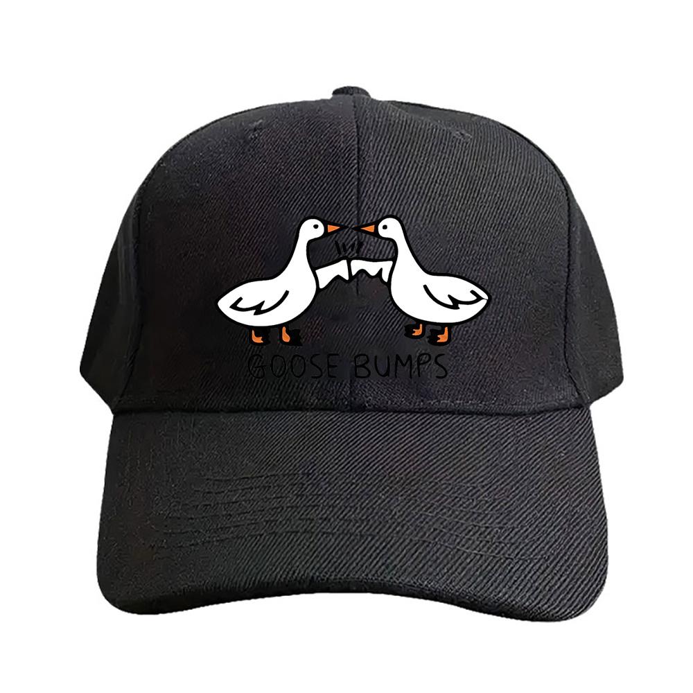 Goose Bumps Caps Summer Adult Baseball Cap Adjustable with Curved Brim Duckbill Hat Protection Sun Hats Casual
