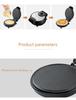 Electric Breakfast Crepe and Egg Roll Maker with Spring Roll & Ice Cream Skin Functions