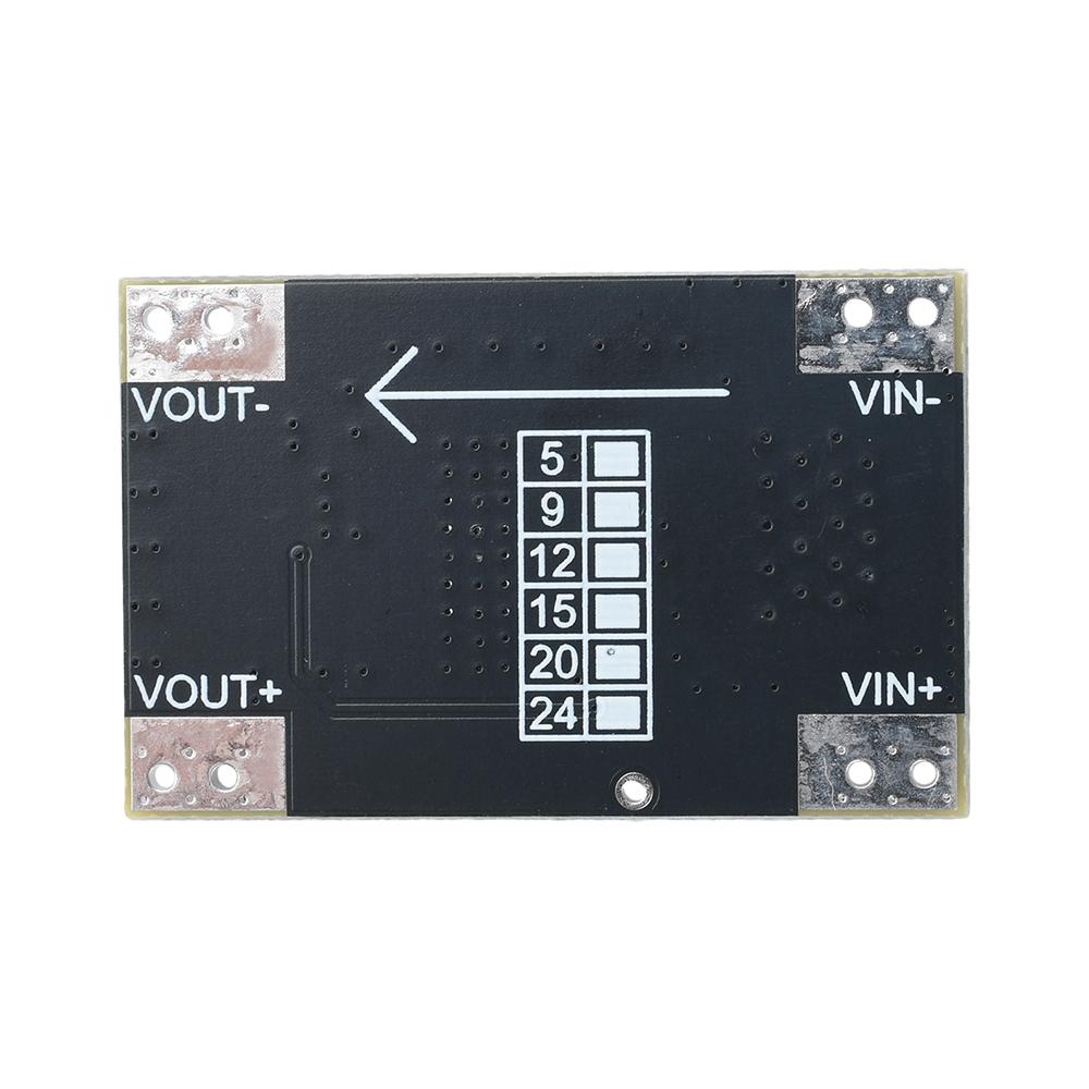 DC-DC 5-15V to 5V/9V/12V/24V Boost Module Fixed Voltage Output Boost Power Module 5A High-Power Lithium Battery Boost Module