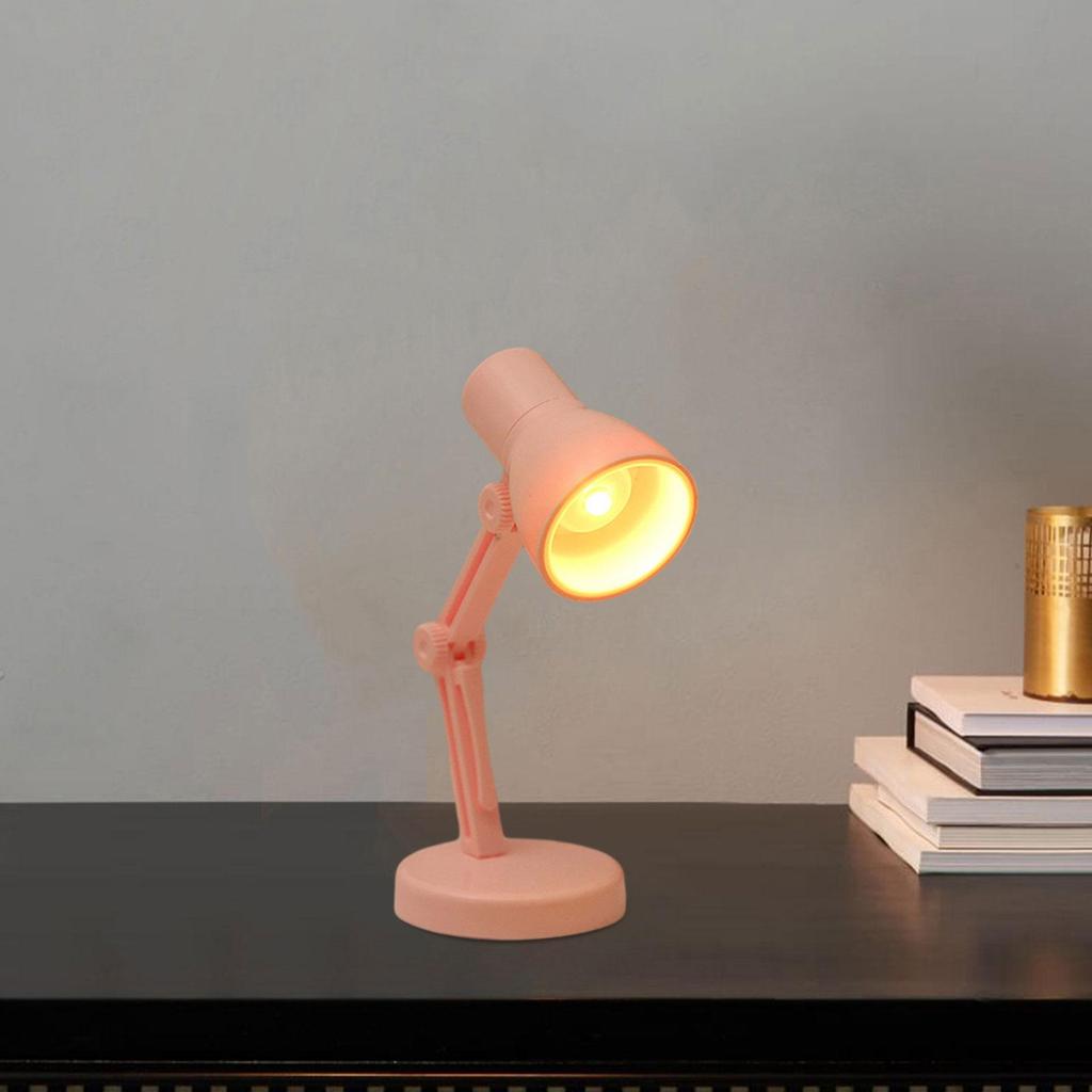 Mini Desk Lamp LED Portable Night Light Clip On for Fairy Garden