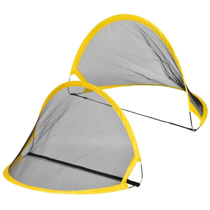 Foldable Football Goals Net Soccer Football Outdoor Backyard Training Net Sports Training Equipment Easy to Install