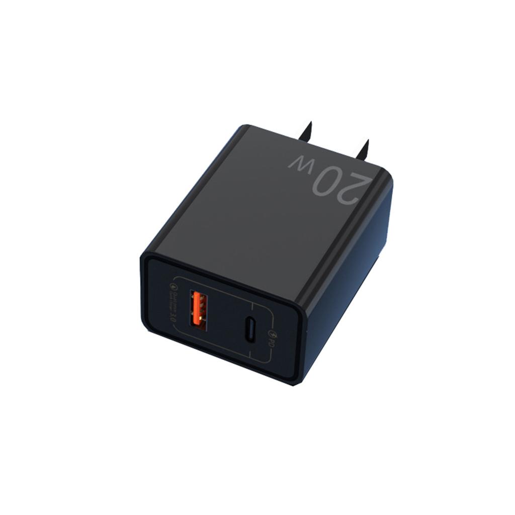 USB Fast Wall Charger Block 20W Multi-interface PD Power Adapter For Laptops Smart Phone Tablet PC 3C Safety Certification