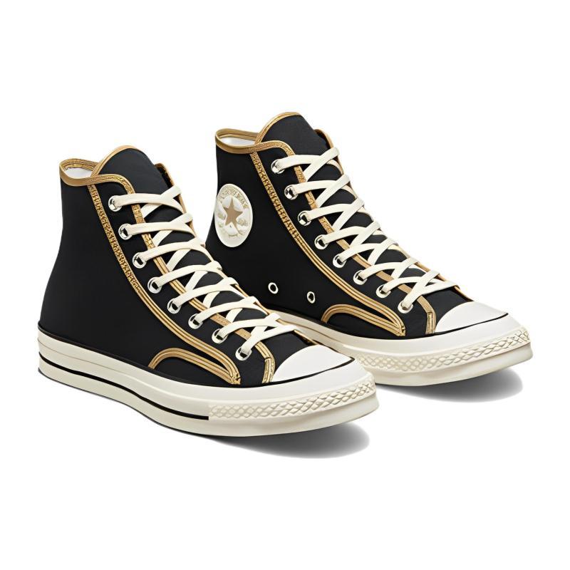 Converse 1970s Chuck Taylor All Star 1970s Workwear Trendy Versatile High Top Canvas Shoes Unisex Black