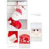 Christmas Stockings 19 Inch Large 3D Santa Claus/Snowman Knit Stockings Fireplace Hanging Gift Bag for Xmas Party Decoration