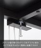 Yamazaki Desk Cable W9 x x Smart Clamp Magnetic Cable 10374 Holder, Black, Dimensions D4.5 H7.3-12.2cm, Type, Clip,