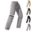 Dames losse rechte broek met trekkoord, afneembare cargo broek