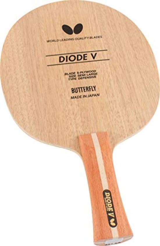 Butterfly Diode V Shakehand Table Tennis Large Ball 36961 Racket, Cuttable, 5-Ply Flare, Compatible,