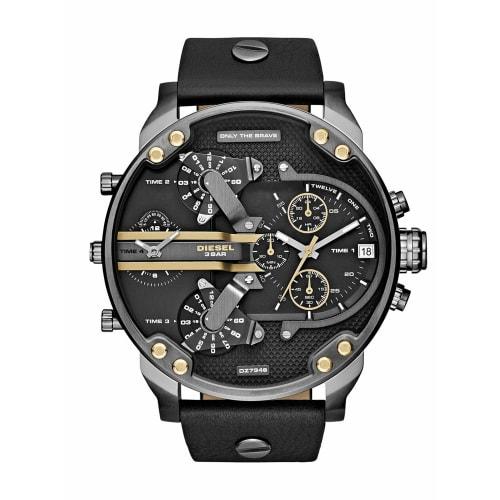 

Diesel Mr. Daddy 2.0 DZ7348 Watch with Leather Strap